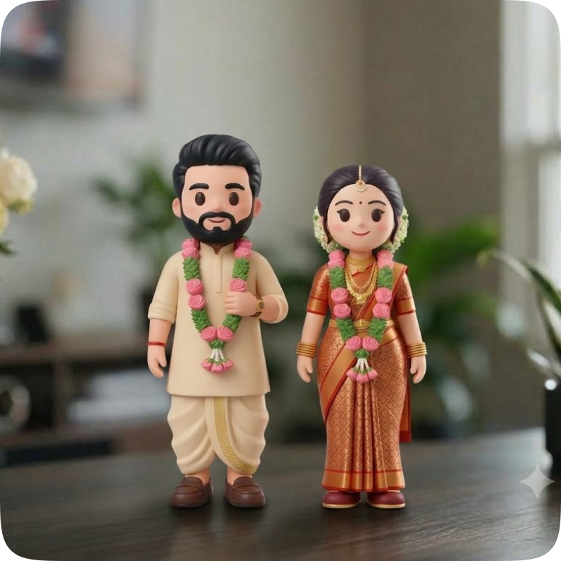 Weddings Bommalu figurine