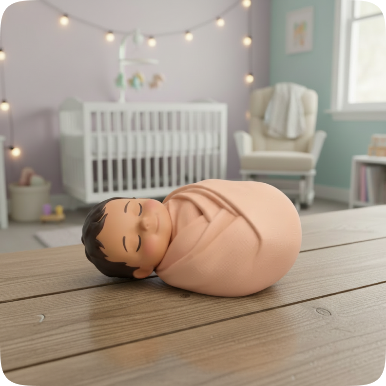 Just born Bommalu figurine