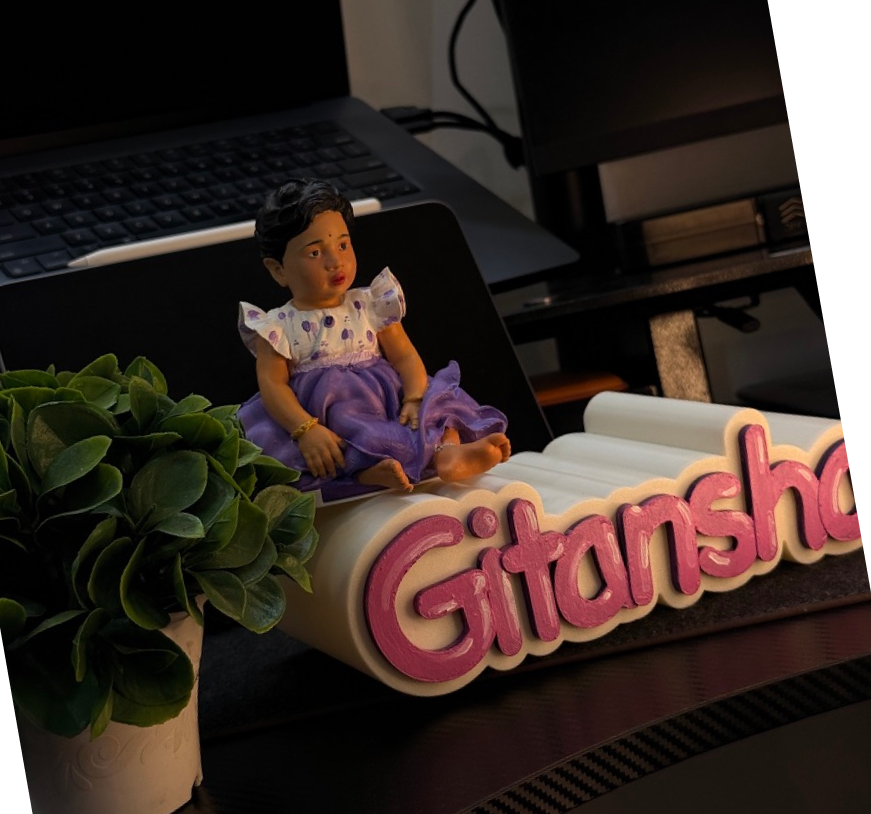 Navya's custom figurine