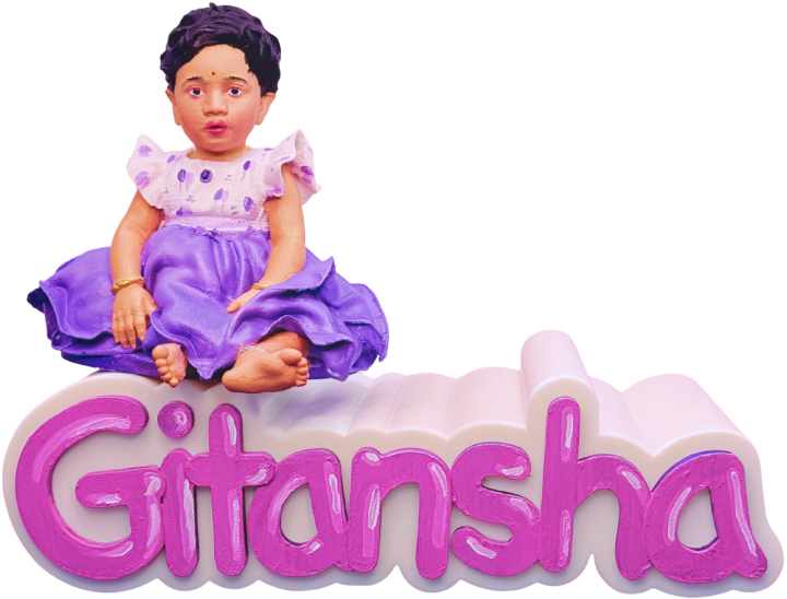 Gitansha personalized kiddy bank